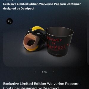 Exclusive Limited Edition Wolverine Popcorn Containerby Deadpool